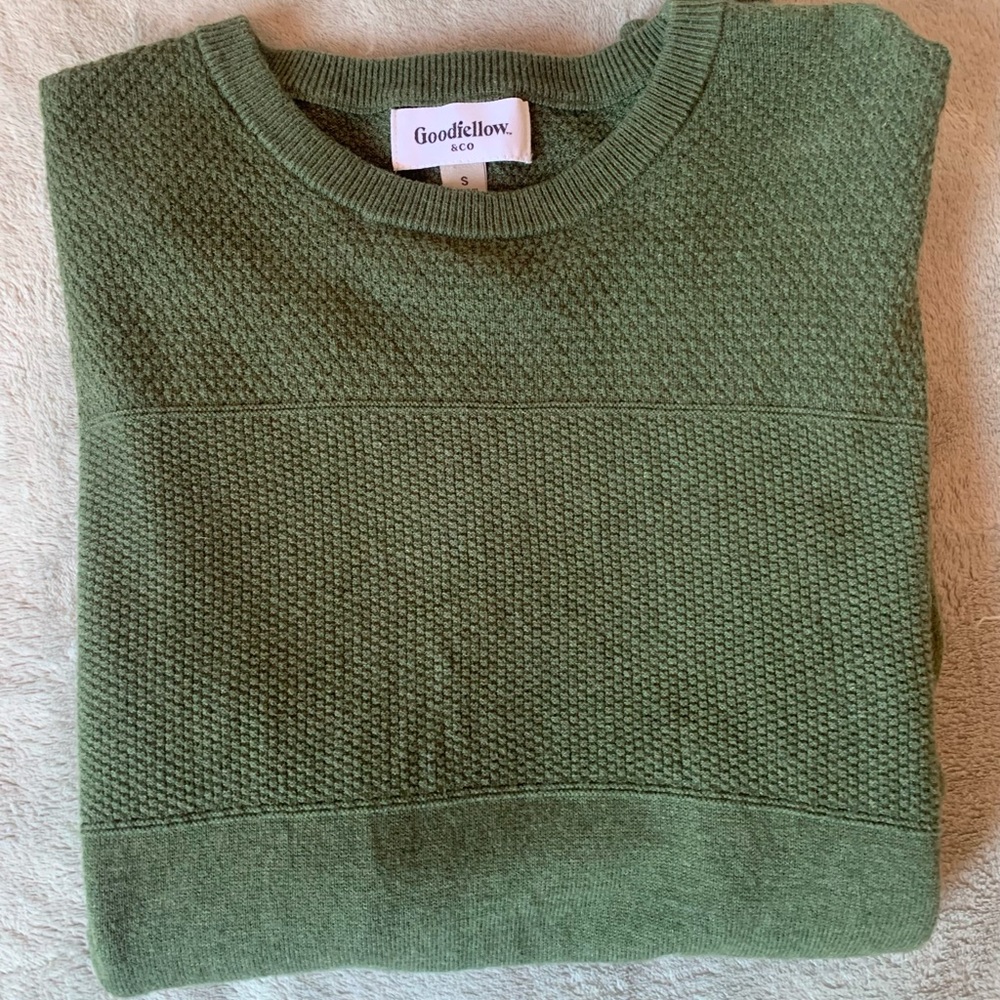 Goodfellow & Co Textured Sweater Men’s Small in Green